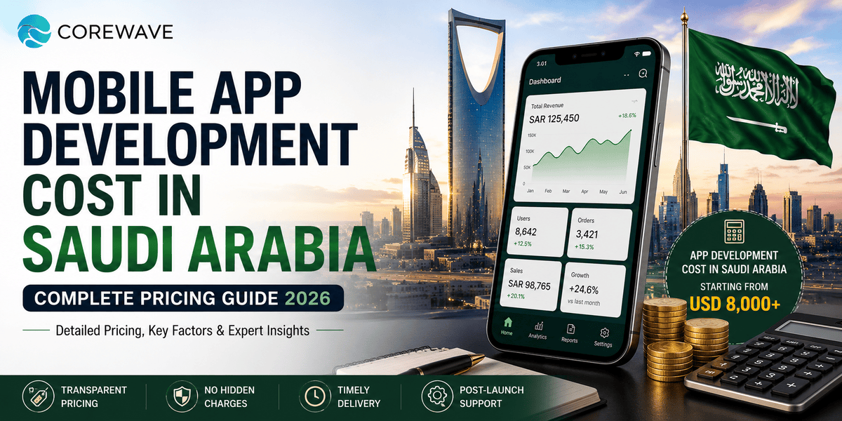 Mobile App Development Cost in Saudi Arabia: Complete Pricing Guide 2026