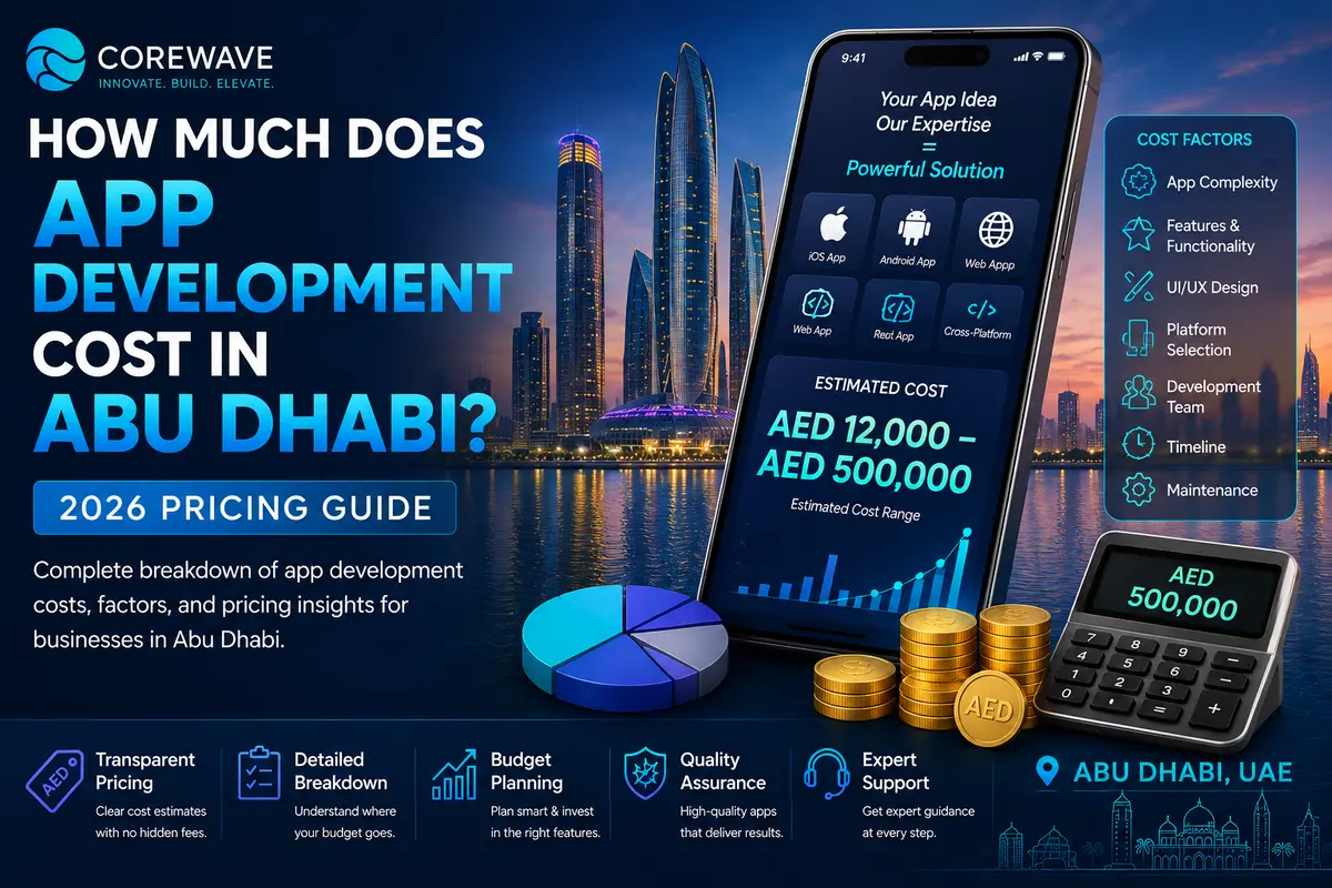 How Much Does App Development Cost in Abu Dhabi? (2026 Pricing Guide)