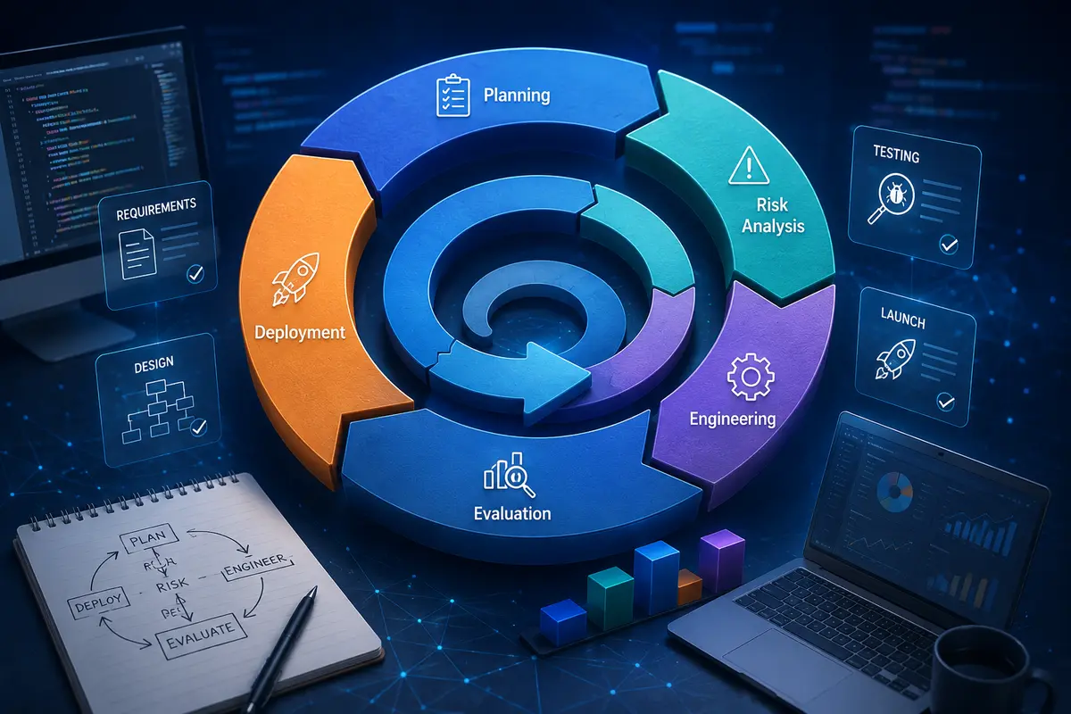 Spiral Model in Software Development: Phases, Pros, Cons & When to Use It (2026 Guide)