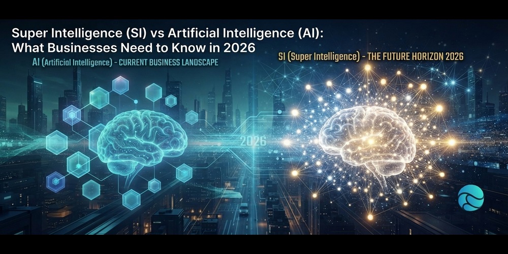 Super Intelligence (SI) vs Artificial Intelligence (AI): What Businesses Need to Know in 2026