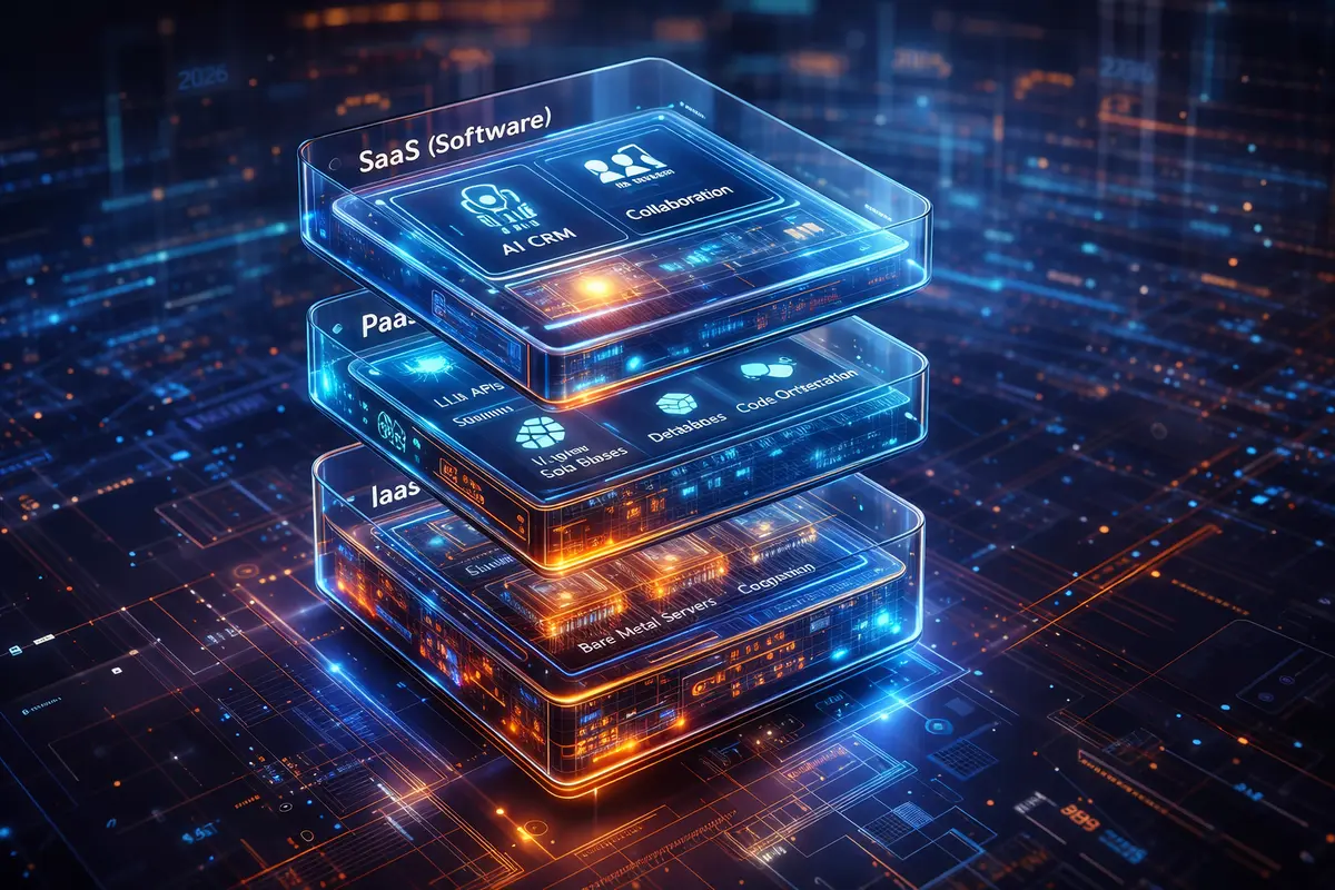 Cloud Service Models in 2026 Comparing SaaS, PaaS, and IaaS for Modern Enterprises